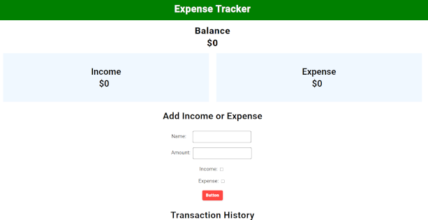 react Expense App