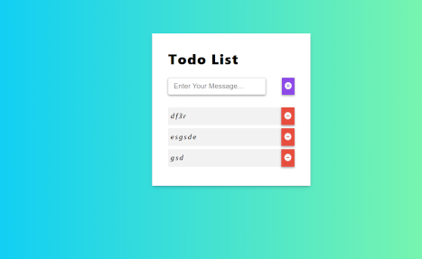 React Todo List