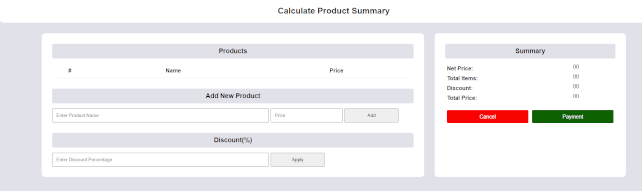 Product Cart